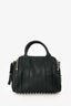 Alexander Wang Dark Green Leather Medium Rocco Bag with Strap