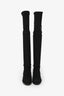Stuart Weitzman Black Suede Tieland Over the Knee Boots Size 5
