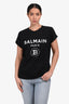 Balmain Black Logo T-Shirt Size XS