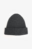 Acne Studios Grey Face Logo Beanie