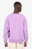 Ami Paris Purple Heart Logo Crewneck Sweater Size L Mens