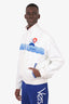 Casablanca White 'Soleil Levant' Shell Suit Track Top Size L Mens