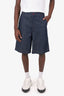 Gucci Blue Raw Denim Bermuda Shorts Size 48 Mens
