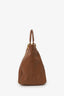 Christian Dior 2008 Brown Soft Leather Woven Lady Dior Tote