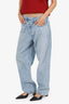 Agolde Light Wash Criss Cross Waist Jeans Size 28