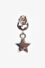 Gucci Sterling Silver Star Logo Drop Earrings
