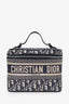 Christian Dior 2019 Navy Oblique Monogram Dior Travel Vanity Case