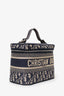 Christian Dior 2019 Navy Oblique Monogram Dior Travel Vanity Case