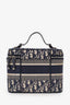 Christian Dior 2019 Navy Oblique Monogram Dior Travel Vanity Case