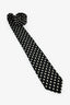Tom Ford Tie Black/White Polka Dot Tie