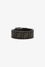 Fendi Brown Zucca Canvas 'FF' Buckle Belt Size 40