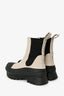 Stella McCartney Taupe Rubber 'Trace' Chelsea Boots Estimate Size 38