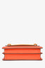 Hermès Orange Evercolour Leather 'Sac Roulis' 23 Crossbody