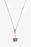 Bottega Veneta Sterling Silver Butterfly Pendant Necklace