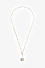 Bottega Veneta Sterling Silver Butterfly Pendant Necklace