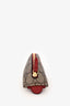 Gucci Brown Coated Canvas Supreme GG Cat Pouch