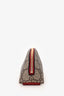 Gucci Brown Coated Canvas Supreme GG Cat Pouch
