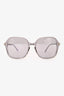 Pomellato Grey Acrylic Oversized Sunglasses