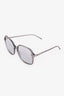 Pomellato Grey Acrylic Oversized Sunglasses