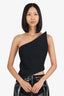 Alexander Wang Black Wool Asymmetric Corset Size 6