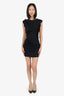 Alexander Wang Black Ruched Mini Dress Size 4