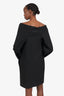 MM6 Maison Margiela Black Cowl Neck Long Sleeve Dress Size 40