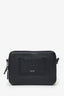 Christian Dior 2019 Black Grained Calfskin Double Zip Crossbody