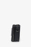 Christian Dior 2019 Black Grained Calfskin Double Zip Crossbody