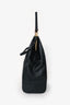Jil Sander Black Leather Logo Shoulder Bag