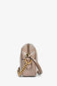 Gucci Taupe Chevron Leather Marmont Camera Crossbody
