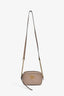 Gucci Taupe Chevron Leather Marmont Camera Crossbody