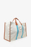 Goyard Blue/Brown Goyardine Mediterranee Saint Tropez Reversible Tote