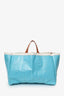 Goyard Blue/Brown Goyardine Mediterranee Saint Tropez Reversible Tote