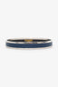Hermes Biarritz Blue Sellier Bangle