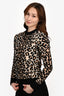 Celine Cheetah Print Crewneck Sweater Size XS