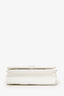 Pre-Loved Chanel™ 2021 White Leather Hook Card Holder
