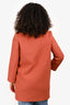 Stella McCartney Rust Wool Peacoat Size 38