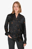 Dries Van Noten Black Cupro Button-Up Shirt Size 36