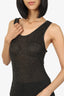 Saint Laurent Black Knit Glittery Tank Top Estimated Size S
