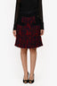 Louis Vuitton Navy/Red Tweed Mini Skirt Size 38