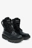 Givenchy Black Rubber/Fabric/Leather Lace Up Boots Size 41