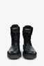 Givenchy Black Rubber/Fabric/Leather Lace Up Boots Size 41