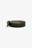 Hermès Black/Taupe Reversible Leather Belt Size 90
