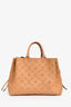 Louis Vuitton Camel Mahina Leather 'Bella' 3-Way Tote