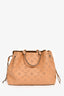 Louis Vuitton Camel Mahina Leather 'Bella' 3-Way Tote
