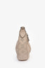 Louis Vuitton Grey Mahina Leather 'Baia' MM Shoulder Bag with Strap + Coin Pouch