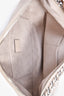 Louis Vuitton Grey Mahina Leather 'Baia' MM Shoulder Bag with Strap + Coin Pouch
