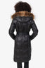 Rudsak Atelier Noir Puffer Coat with Racoon Fur Hood Size M