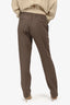 Sandro Taupe Tapered Trousers Size 40 Mens