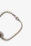 Gucci Sterling Silver Interlocking G Heart Bead Bracelet